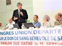 L’Union départementale pour le don de sang bénévole de Saône-et-Loire en congrès à Chalon