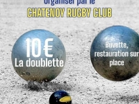 Rugby : concours de pétanque du Chatenoy Rugby Club au boulodrome