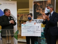 6e Salon du livre organisé par ‘Lire à L’Hôpital’ : discours et remise de chèques par le Lions Club Mercurey Côte Chalonnaise