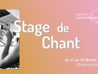 Stage de chant du 17 au 19 février : une proposition unique pour explorer sa voix à Chalon-sur-Saône