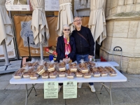 Vente de brioches, une action de solidarité en faveur des personnes âgées et handicapées du Comité de bienfaisance du quartier Saint-Vincent -Sainte Marie