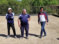Boules lyonnaises concours des A.S: opposé au club bouliste de Laives, le club de la Boule Saint Jean passe haut la main la partie de cadrage !