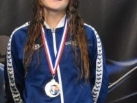 Jeanne Lise Gauthier deux fois médaillée de bronze aux Championnats de France juniors de natation de Rennes 