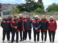 FFP -JP , la troisième manche du Championnat Départemental pétanque vétérans des clubs de 3e division du groupe C s’est déroulée à l’ A.P. Chalon qui reste maître chez lui