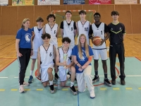 L’équipe de basket de l’Association Sportive du Collège Robert Doisneau qualifiée pour les championnats de France UNSS des sections sportives