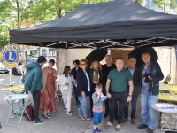 Grâce au Lions Club Chalon Doyen, ils ont profité de la traditionnelle opération "photos à l'ancienne"