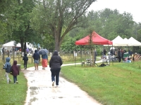 Avec une météo morose, la Fête de la biodiversité n’a pas connu la même affluence en matinée que les années passées. 