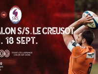 Dimanche ne ratez pas le derby Rugby Tango Chalonnais contre le Club Olympique Creusot