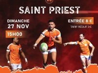 Dimanche 27 Novembre en Fédérale 2 : Chalon RTC – Saint Priest, venez encourager les rugbymans chalonnais 
