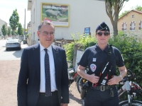 Opération de contrôle routier en présence du sous-préfet de Chalon-sur-Saône