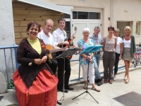 La Compagnie «Mille et un chemins» était à l'Épicerie Sociale du Grand Chalon