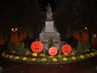 La Fontaine Thévenin aux couleurs d'Halloween