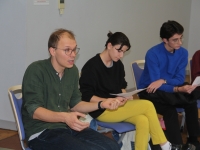 Atelier et échange avec le co-directeur de la Compagnie Babel au lycée Émiland Gauthey