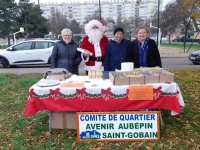 Décoration de l'arbre de Noël du quartier Laënnec
