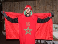 Les supporters marocains à la fête à Chalon-sur-Saône