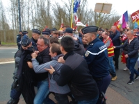 Réforme des retraites : Échauffourée au Péage de Chalon Nord