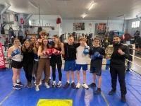 Fin du stage de découverte de la boxe des jeunes du Centre Nautique Chalonnais