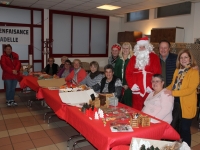 Distribution des colis de Noël du Comité de bienfaisance du quartier de la Citadelle