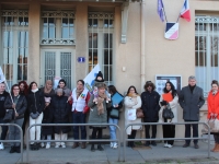 Les parents mobilisés contre la menace d'une fermeture de classe à l'école de Bourgogne