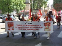 Entre 330 et 450 personnes dans les rues de Chalon-sur-Saône pour la manifestation du 1er-Mai