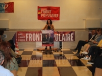 LEGISLATIVES - 5e circonscription de Saône et Loire  -  Manon Aubry était à Chalon-sur-Saône pour une réunion publique