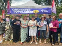 La Caravane populaire de La France Insoumise s'est arrêtée aux Prés Saint-Jean pour rapprocher ses habitants de la politique