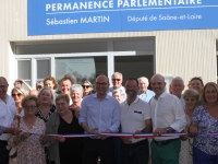 Le député Sébastien Martin inaugure sa permanence à Chalon-sur-Saône