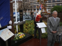 La FNACA de Chalon-sur-Saône s'est recueillie Place du 19 Mars 1962