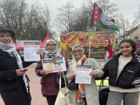 L'AFPS 71 mobilisée à Chalon-sur-Saône pour Gaza et contre la politique israélienne