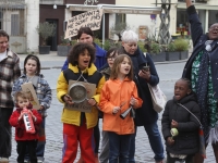 Mobilisation contre une fermeture de classe à l'école Vivant Denon