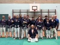 Benjamin Houillé reçoit son diplôme de 2ème dan au Yoseikan Budo Chalonnais