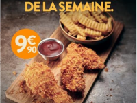 AU BUREAU – Poulet Crunchy : le régal croustillant et abordable