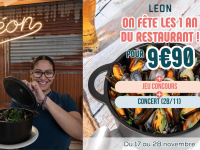 LÉON célèbre son premier anniversaire du 17 au 28 novembre !