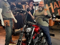 Harley-Davidson Chalon : Patrick, grand gagnant de notre Street Bob 114 !