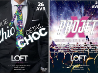 Votre week-end ÉVÉNEMENT au Loft Club les 26 et 27 avril