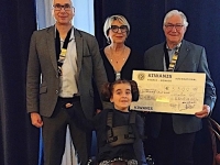 Trois Kiwanis viennent en aide à Charlie, 11 ans