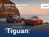 Soirée festive pour le lancement du nouveau TIGUAN : jeudi 14 mars à 19 h