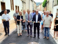 Givry : Inauguration de l'aménagement des rues Pasteur, Courtépée et Denon