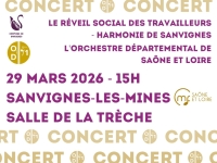 93e congrès de la Fédération Musicale de Saône-et-Loire (CMF 71) à Sanvignes-les-Mines le 29 mars.
