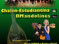 Des Balkans à l'Asie Mineure : Concert de Chalon-Estudiantina BMandolines samedi 25 mai à 20h30 à l'auditorium du conservatoire de Chalon sur Saône.