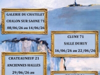 Chalon sur Saône - Exposition de peintures Brigitte Prost à la Galerie du Chatelet Du 08/06/26 au 14/06/26
