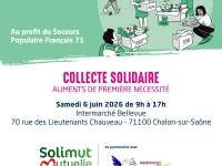 Chalon sur Saône - "Tous Unis pour Agir" collecte alimentaire solidaire samedi 6 juin de 9h00 à 17h00 Intermarché Bellevue