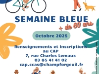 Champforgeuil : Semaine bleue du 3 au 31 octobre "vieillir, une Force à partager !"