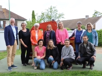 Première rencontre sportive maternelle à l'école Dolto de Champforgeuil.
