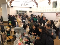 Le marché de Noël de Champforgeuil toujours aussi fréquenté.