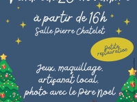 Champforgeuil : Marché de Noël vendredi soir 28 novembre à partir de 16h00 salle Pierre Chatelet.
