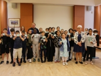 Les élèves de CM2 de l’école Pagnol de Champforgeuil ont reçu le "permis ‘Internet’".