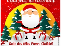 Marché de Noël salle des fêtes Pierre Chatelet Champforgeuil vendredi 1er décembre à partir de 16h30.