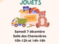 Champforgeuil : collecte de jouets pour les enfants espagnols organisée par la Municipalité samedi 7 décembre de 10h à 12h et de 14h à 16h à la salle des Chenevières. 