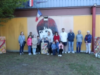 Champforgeuil, l’accueil périscolaire Gustave Courbet présente les peintures sur bois réalisées par les enfants